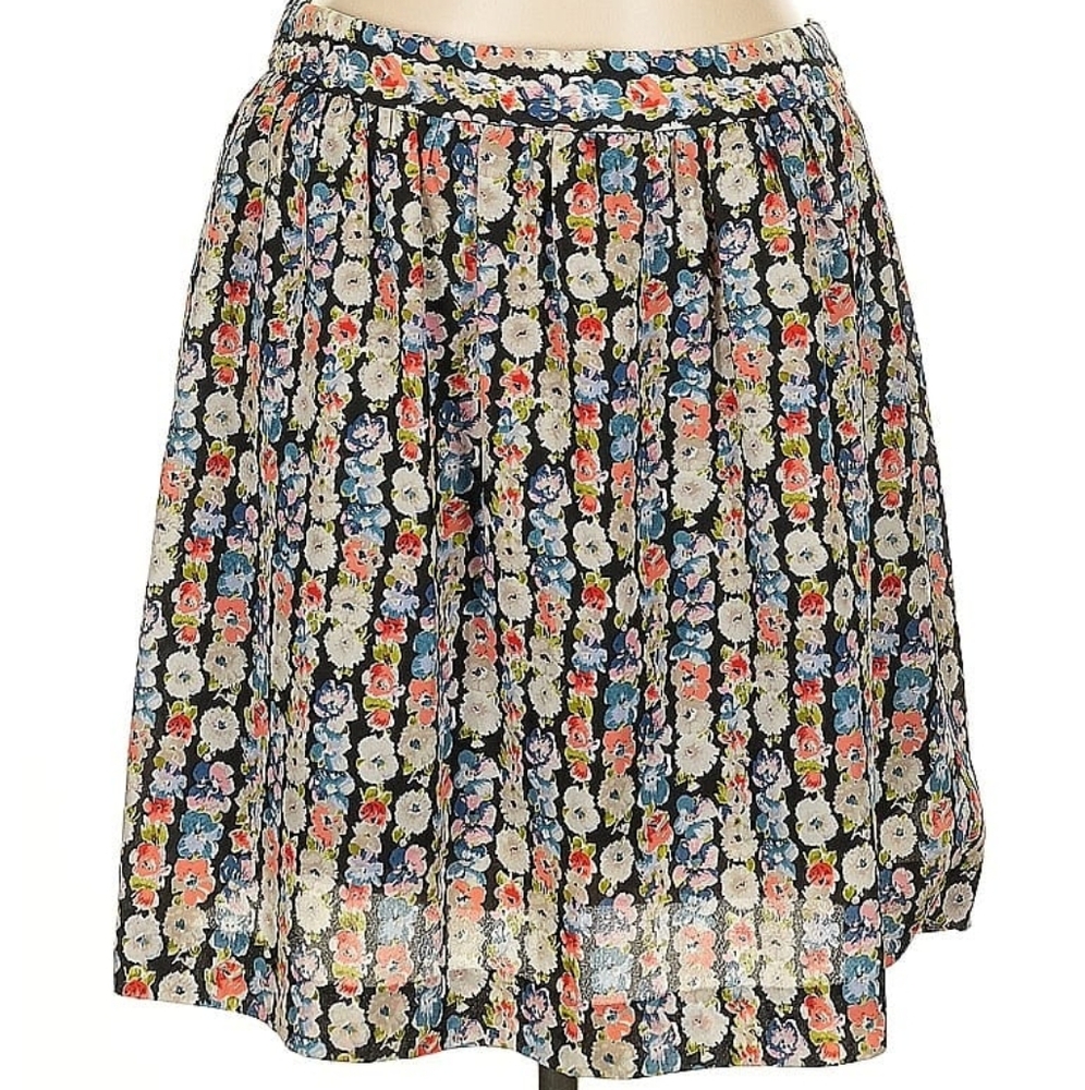 JCrew Mercantile Floral Mini Skirt